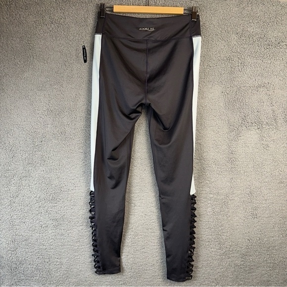 Adore Me Women's Pants Gray Large Aadya‎ Wide Waistband Yoga Pull-On Leggings - Picture 4 of 12